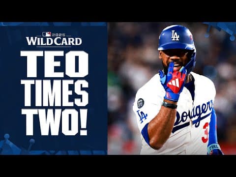 Teoscar Hernández hits his second home run of the game for the Dodgers! 💪