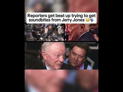 Getting a Jerry Jones quote can be like a fight! 😮