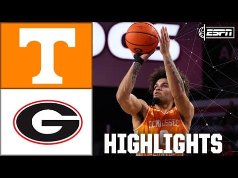 Tennessee Volunteers vs. Georgia Bulldogs | Full Game Highlights | ESPN College Basketball