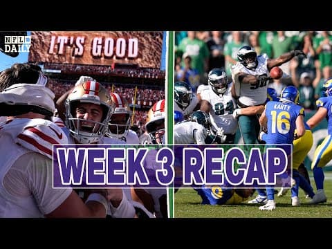 2025 Week 3 Recap of EVERY NFL Game: Blocked Kicks, Eagles Escape and Is Russ Done?