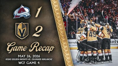 WCF GAME 4 HIGHLIGHTS | Vegas Golden Knights 2, Colorado Avalanche 1 | May 26, 2026