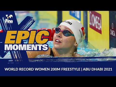 WORLD RECORD WOMEN 200m FREESTYLE FULL EVENT