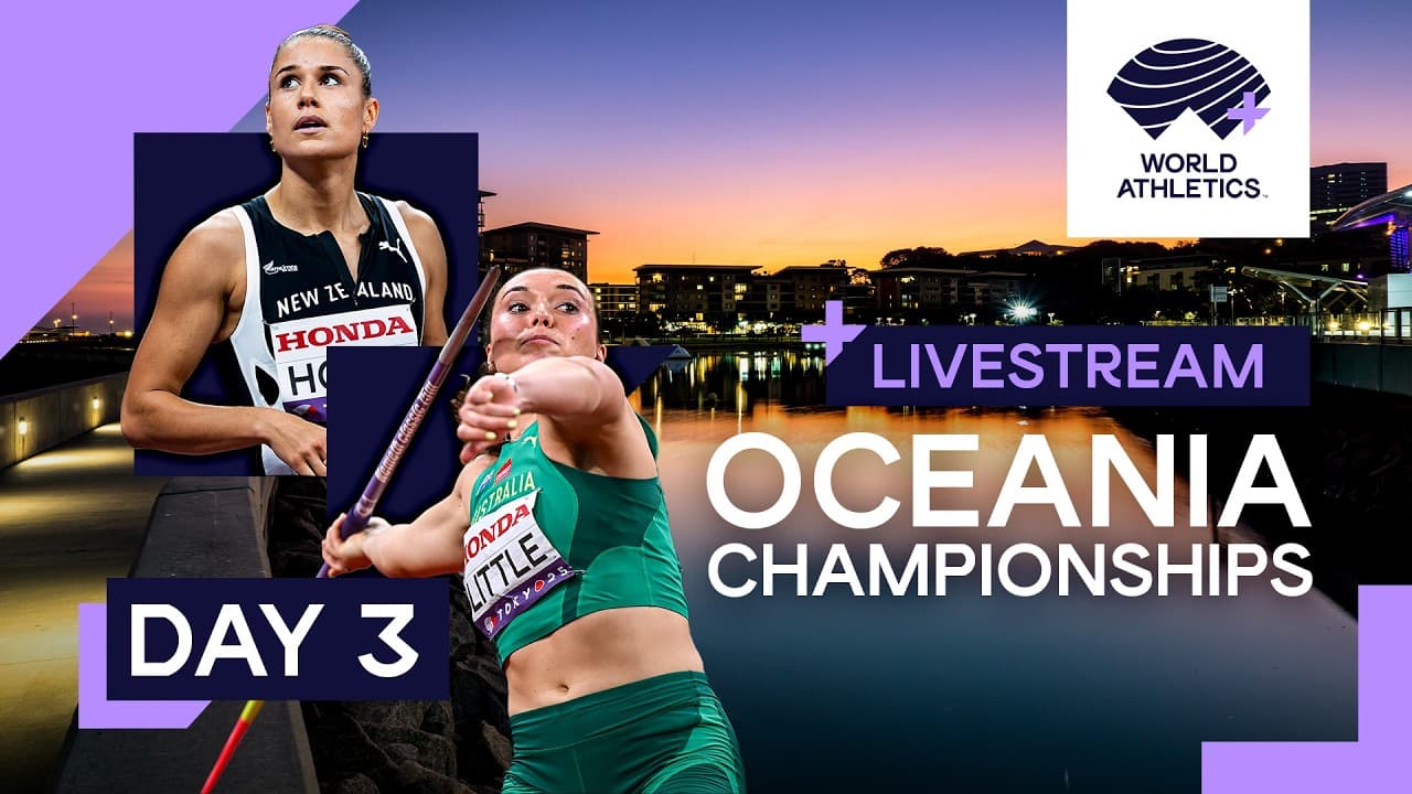Livestream | Oceania Athletics Championships 2026 - Day 3
