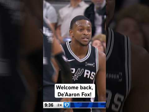 Fox’s first of many buckets this season 🔥