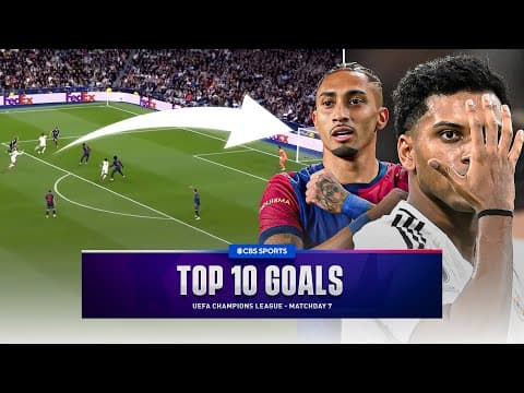 UCL Top 10 Goals of Matchday 7 - 2024/25 | CBS Sports Golazo