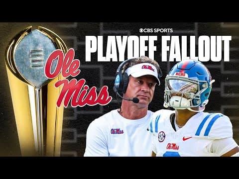 Will Kiffin’s departure affect Ole Miss’ CFP seeding? | Biggest Conference Championship Implications