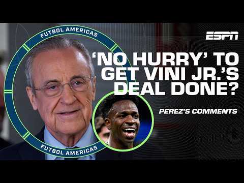 Florentino Perez says Vincius Jr. is NOT the best player on Real Madrid?! 😳 | Futbol Americas