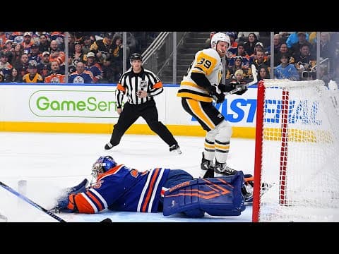 Penguins drop 3 in 37 SECONDS against Jarry!