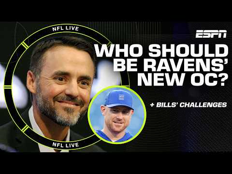 Who should Ravens hire as OC? + Challenges Joe Brady faces this offseason | NFL Live