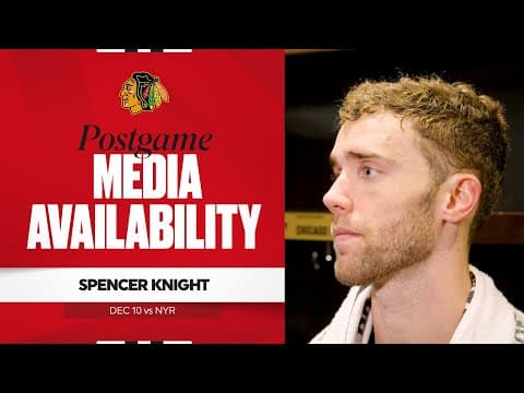 "The guys honestly played amazing." | Spencer Knight Postgame 12.10.25