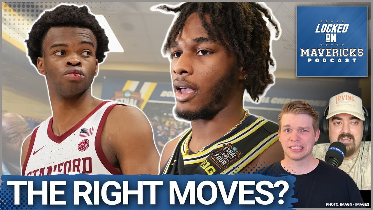 Can the Dallas Mavericks IGNORE a Major Weakness in the NBA Draft? | Locked On Mock Draft Reaction