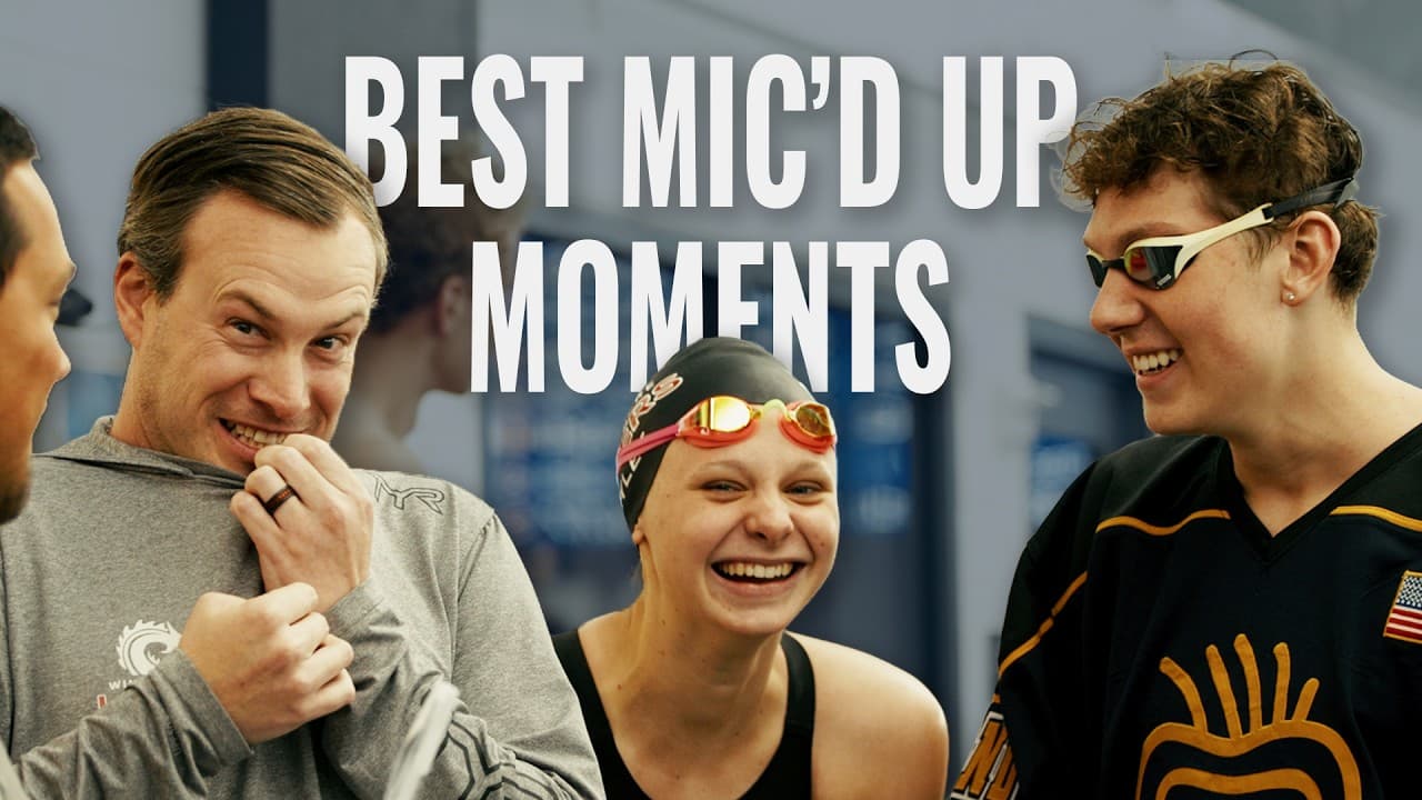 This Dad Joke Didn't Land... | Mic'd Up at a Swim Meet