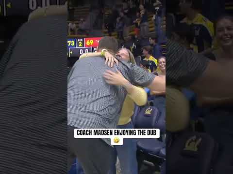 BIG home dub for the Golden Bears 👏#cal #basketball #accbasketball #collegebasketball