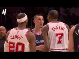 Kevin Durant & Tyler Herro Get HEATED 😳