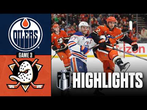 Oilers vs. Ducks | NHL Playoff Highlights | Game 3 | April 24, 2026
