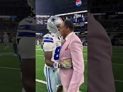 Stephen A. showing love to CeeDee Lamb before Cowboys on MNF 🔥