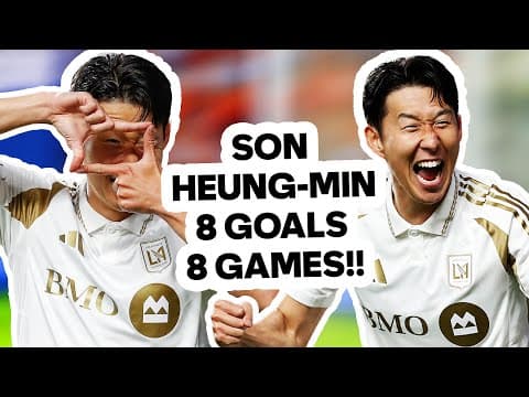 Son Heung-Min is on a STREAK! 8 GOALS in 8 GAMES!