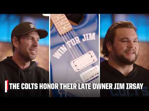 Colts honor Jim Irsay with a special pregame tradition 👏 | NFL Countdown