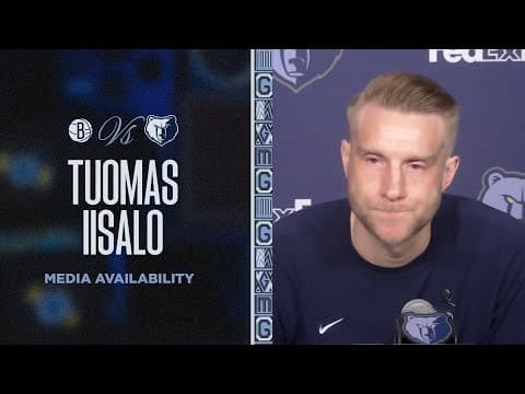 Tuomas Iisalo Press Conference | Grizzlies vs. Nets