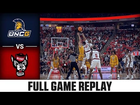 UNC Greensboro vs. NC State Full Game Replay | 2025-26 ACC Men's Basketball