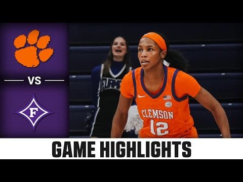 Clemson vs. Furman Game Highlights | 2025-26 ACC Women's Basketball