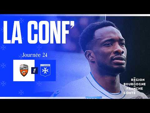 J24 - La conférence de presse de Christophe Pelissier et Sinaly Diomandé avant Lorient-AJA