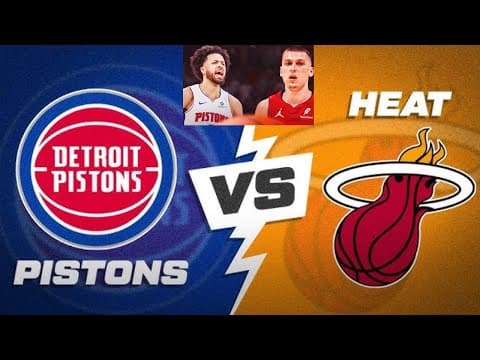 HEAVYWEIGHT SHOWDOWN: Miami Heat vs. #1 Pistons — Can Miami Take the Throne TONIGHT?!