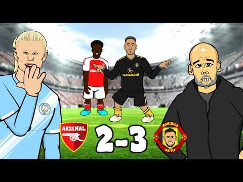 Football REACTS to Arsenal 2-3 Manchester United😂
