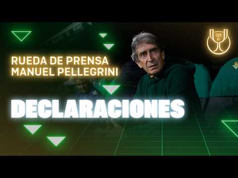 Rueda de prensa de Manuel Pellegrini tras el #RealBetisAtleti 🗣🎙 | Real BETIS Balompié