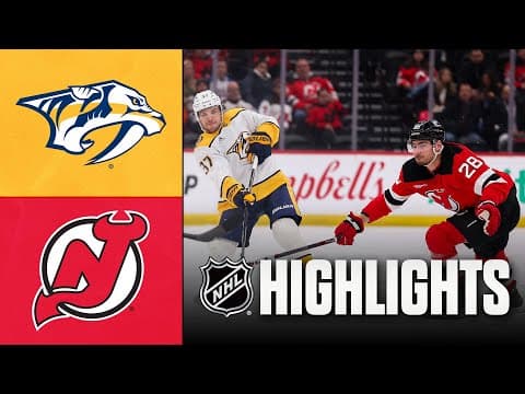 Predators vs. Devils | NHL Highlights | January 29, 2026