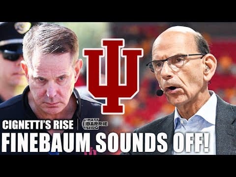 Paul Finebaum DOESN’T THINK Curt Cignetti’s Indiana reign will last! | The Matt Barrie Show