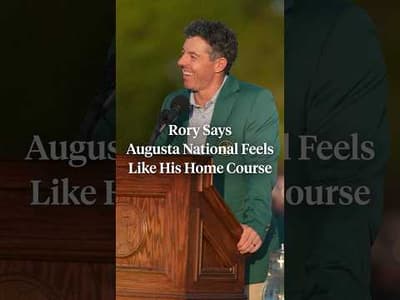 Rory McIlroy says Augusta National feels like his home course 🙌