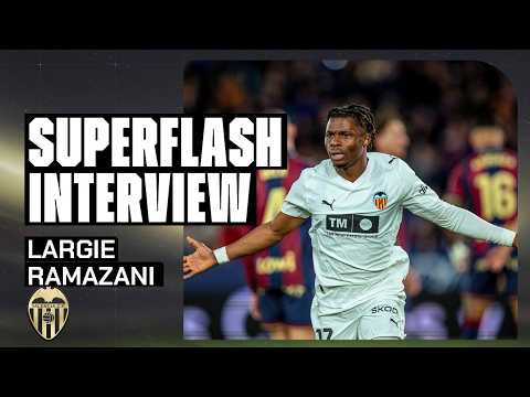 SUPERFLASH INTERVIEW DE RAMAZANI TRAS LA VICTORIA ANTE EL LEVANTE UD | VALENCIA CF