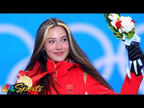 How Eileen Gu's historic three Olympic medal performance fulfilled a childhood dream | NBC Sports