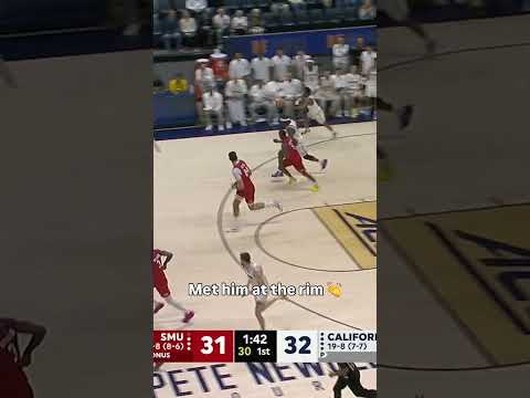 He didn't back down 😮‍💨 #californiagoldenbears #accbasketball #collegebasketball