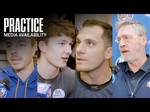 New York Islanders Practice Media Availabilities | 10/10/25