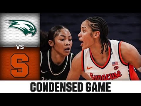 Wagner vs. Syracuse Condensed Game | 2025-26 ACC Women’s Basketball