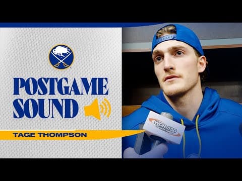 "He Was A Dog Tonight" | Tage Thompson After Buffalo Sabres Overtime Win In Detroit