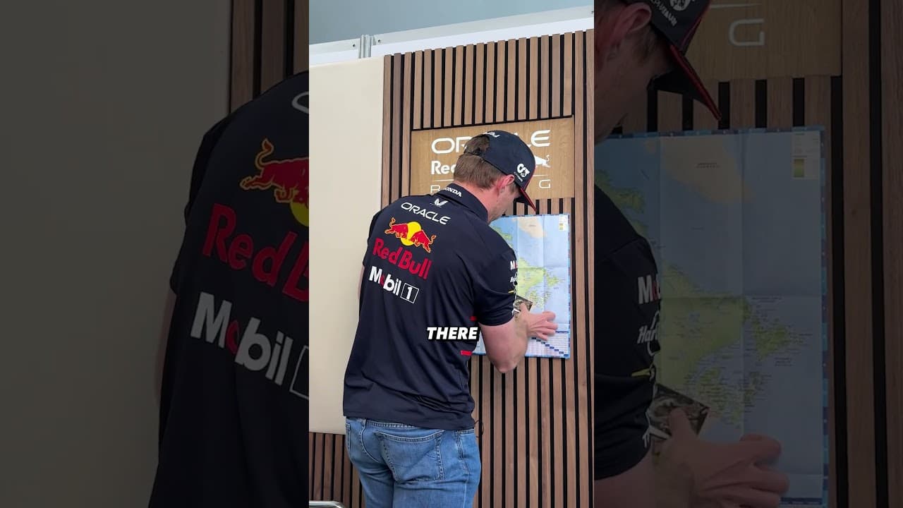 At least we know where we're going this weekend 🗺️ #F1 #RedBullRacing #CanadianGP ⏮️ 2025