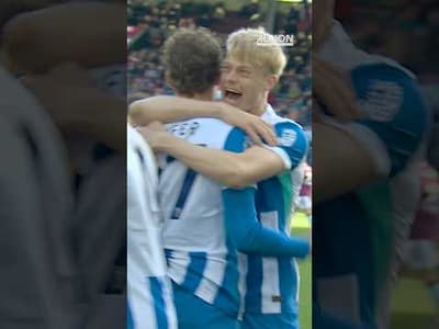 Wieffer’s double vs Burnley! 👏 #brightonandhovealbion #premierleague