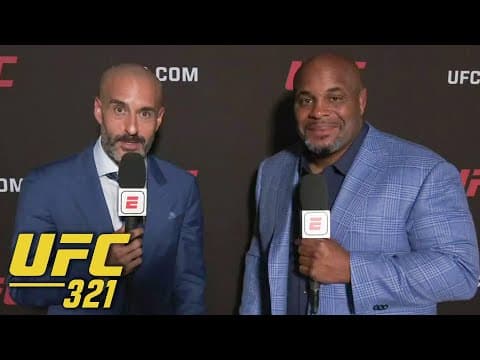 UFC 321 Reaction 🏆 Aspinall vs. Gane ends in no contest, Dern wins title | ESPN MMA