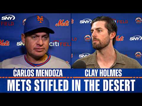 Carlos Mendoza and Clay Holmes comment on Mets tough 2-1 loss to Diamondbacks