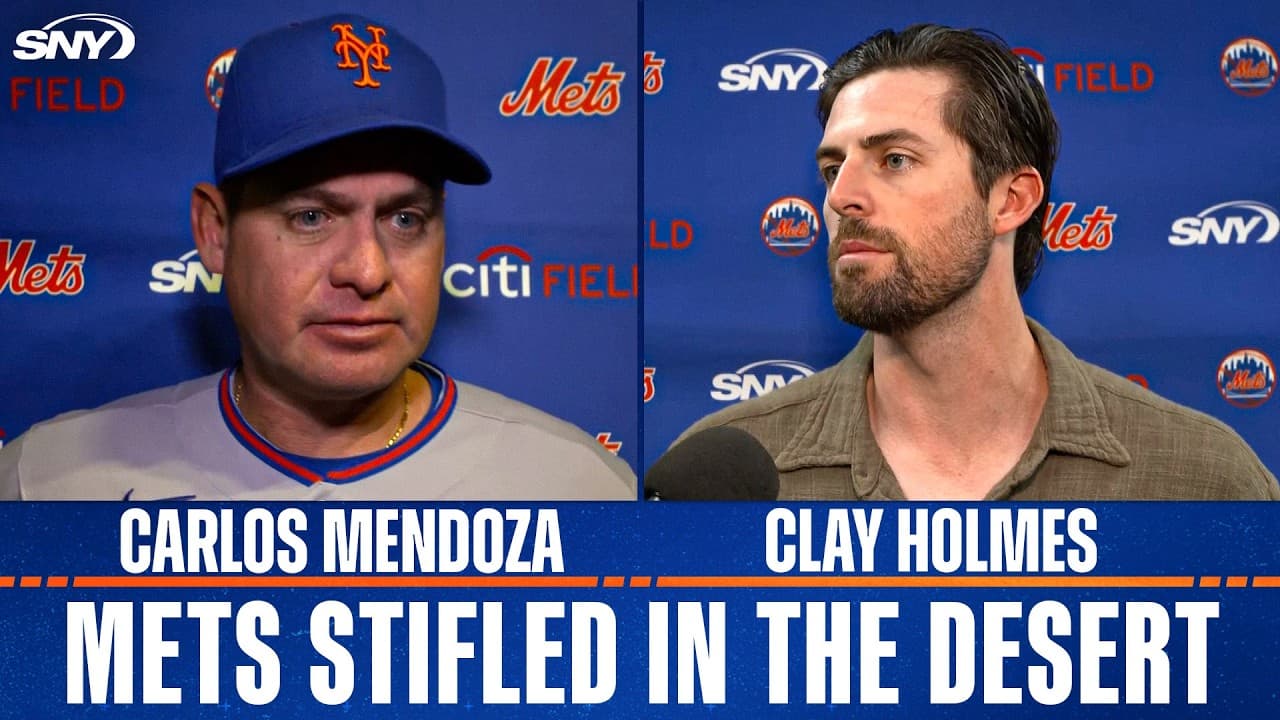Carlos Mendoza and Clay Holmes comment on Mets tough 2-1 loss to Diamondbacks