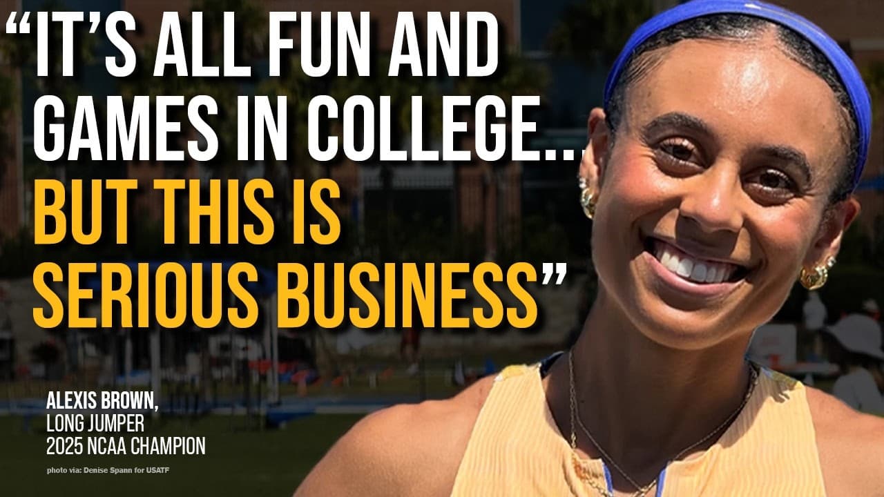 She Jumped the Long Jump World Lead...After Tearing BOTH Her Hamstrings | Alexis Brown