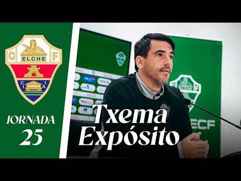 RUEDA DE PRENSA | Txema Expósito habla sobre el Levante UD B - Elche CF Femenino | Jornada 25