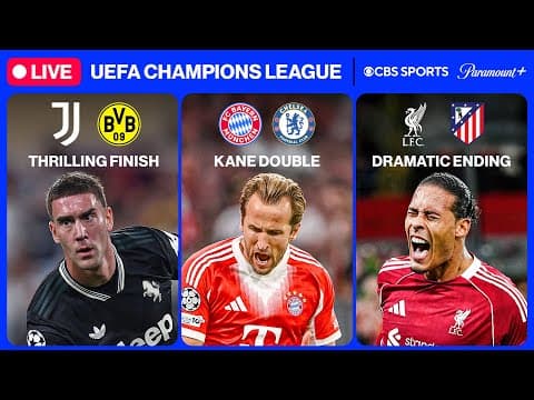 UEFA Champions League 24/7 🔥 | UCL MD2: Bayern, Liverpool & MORE | Monday 10/20 | CBS Sports Golazo