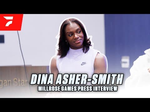 Dina Asher-Smith on Focusing on Indoor Season Ahead of Millrose Games