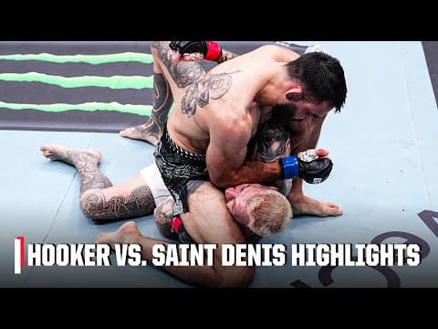 Benoit Saint Denis finishes Dan Hooker at UFC 325 [HIGHLIGHTS] | ESPN MMA