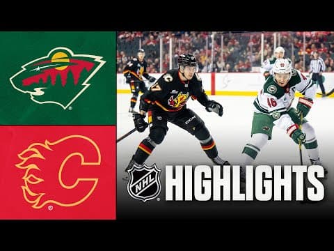 Wild vs. Flames | NHL Highlights | December 04, 2025