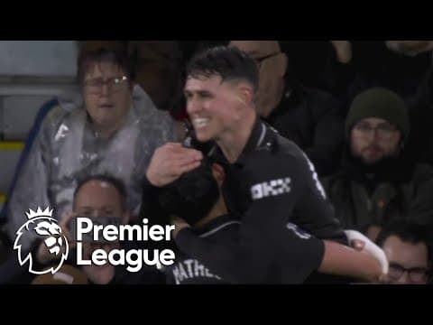 Phil Foden's BELTER puts Manchester City up 3-0 against Fulham | Premier League | NBC Sports